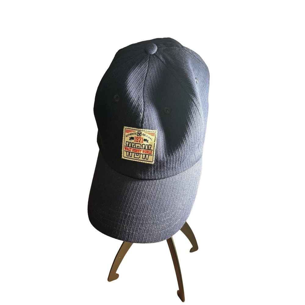 WDW Walt Disney World Disney Parks 1971‎ Authentic Blue Corduroy Strap Back Cap - Picture 8 of 13